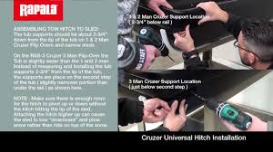 Alibaba.com offers 1,751 jet sled products. How To Install Tow Bar Hitch For Ice Shelters Sleds Youtube