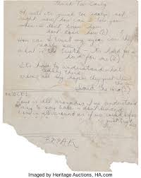 Bob neuwirth, janis joplin, michael mcclure publisher: Janis Joplin A Set Of Handwritten Lyrics For The Song Easy Once Lot 89408 Heritage Auctions