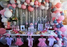 Buttons And Bows Baby Shower Party Ideas Photo 1 Of 13 Bow Baby Shower Baby Shower Party Planning Girl Baby Shower Party