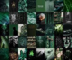 Digital Download Harry Potter Slytherin Theme Collage Wall Etsy In 2021 Slytherin Wallpaper Wall Collage Harry Potter Pictures