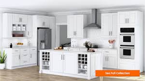 If installing wall cabinets, choose a height that makes a galley kitchen utilizes a small amount of room by maximizing the workspace. Hampton Bay Hampton Assembled 33x96x24 In Double Oven Kitchen Cabinet In Satin White Kdv3396 Sw The Home Depot