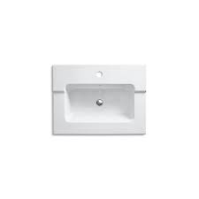 Shop bathroom sinks and a variety of bathroom products online at lowes.com. Kohler Tresham Vanity Top Bathroom Sink With Single Faucet Hole White 2979 1 0 Rona