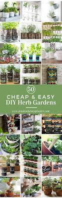 50 Cheap And Easy Diy Herb Garden Ideas Diy Herb Garden Herb Garden Pots Indoor Herb Garden