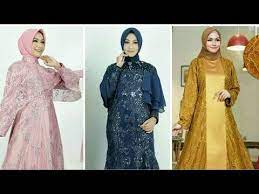 Model Baju Gamis Brokat Pesta Terbaru Populer Di Tahun 2019 2020 Youtube Model Baju Wanita Model Pakaian Gaun