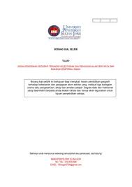 Temu bualtemu bual ialah pertemuan dengan seseorang untuk bersoal jawab atau menyoal untuk mendapatkan berita dan sebagainya. Borang Soal Selidik Pages 1 6 Flip Pdf Download Fliphtml5