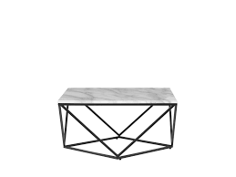 Marble modern coffee table tables. Coffee Table Marble Effect Black And White Malibu Beliani De