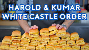 Both guys have reached a crossroads, planning to make. Binging With Babish White Castle Order From Harold Kumar Youtube