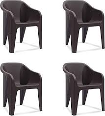 Nilkamal Mid Back Plastic Chair Brown 4 Nilkamal Plastic Chair Chair European Designs