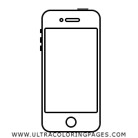Iphone 8+ iphone x : Iphone Coloring Page Ultra Coloring Pages