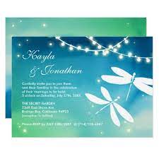 Teal Blue Green Dragonfly Wedding Invitations Zazzle Com Dragonfly Wedding Unique Wedding Invitations Wedding Invitations