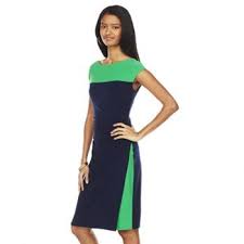 Chaps Colorblock Sheath Dress Professional Dresses Dress Clothes For Women Color Blocking Outfits