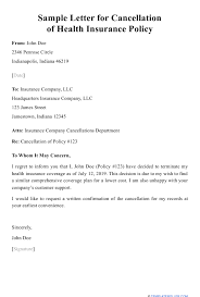 Sponsors can access eligibility letters for themselves and for their eligible family members Sample Letter For Cancellation Of Health Insurance Policy Download Printable Pdf Templateroller
