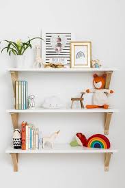 Tiny Modern Girl S Room Bedroom Storage Shelf Styling Modern Decor Big Girl Room Ideas Tiny Kids Room Modern Kids Room Kids Room Shelves