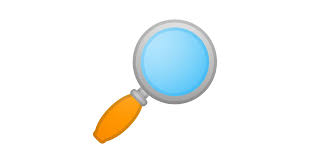 Magnifying Glass Tilted Right Emoji