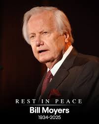 Bill Moyers, the former White House press secretary who became one of  television's most honored journalists, has died at 91. Story in bio.
