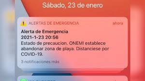 Cuenta oficial de la oficina nacional de emergencia del ministerio del interior y seguridad pública (onemi). Onemi Envio Mensaje De Alerta De Emergencias En Telefonos Tele 13