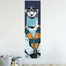 Polar Bear Growth Chart Kids Room In 2019 Growth Ruler