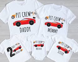Matching Pit Crew Race Car Birthday Shirt, Family Race Birthday Shirt, Pit  Crew Family Shirt, Two Fast Two Curious Shirt Family