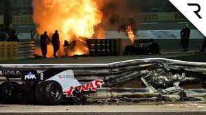 Romain grosjean leaves bahrain hospital after fireball crash at sakhir circuit. How Grosjean Survived Fireball Bahrain F1 Crash That Split His Car In Two Youtube