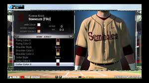 There are over 40 of the best baseball coloring sheets on this. Mlb 15 The Show Florida State Seminoles Alternate Uniform Youtube