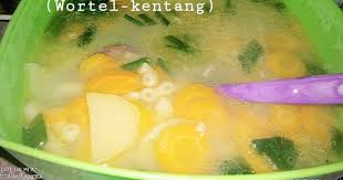 Potong seperti dadu kentan dan wortel. 1 215 Resep Sup Kentang Wortel Macaroni Enak Dan Sederhana Ala Rumahan Cookpad