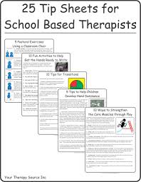 The early morning is the best time of day. 25 Tip Sheets For School Based Therapists Your Therapy Source