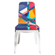 Modern Multi Color Jacquard Fabric Dining Or Accent Chair By Marcel Wanders In 2020 Dining Room Chairs Modern Chair Marcel Wanders