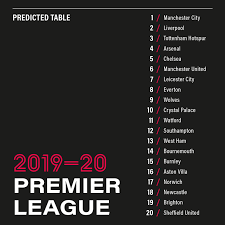England premier league 2020/2021 table, full stats, livescores. Fst S Premier League 2019 20 Full Table Prediction