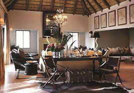 Rich in texture and tones, this look has an understated sophistication that evokes safari style. African Style Interior Design