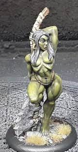 3D Printable Yagraz - Orc Beauty (Fantasy Pin-Up) by Artisan Guild