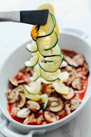 How to spiralize zucchini with spiralizer. Spiralized Zucchini Lasagna Casserole Destination Delish