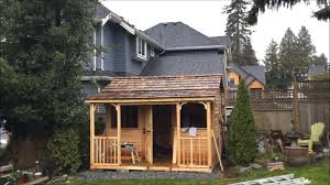 The Cedarshed Ranchouse Is The Perfect Diy Backyard Guest Cottage Or Tiny House It Comes With Easy To Follo Backyard Cottage Brick Exterior House Cottage Kits
