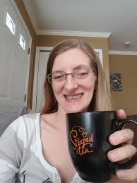 Listening to the mug! 😂😂