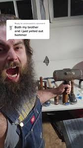 Replying to @rockmanzio #yelling #hammer