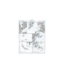 British Admiralty Nautical Chart 1454 Anchorages In Alaska