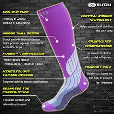 Blitzu Compression Socks 20 30mmhg Men Women Recovery