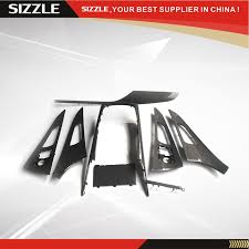 Replacement Carbon Fiber Interiors Trim Cover For Audi A6 C7 2012 2017 Left Hand Drive Only Interior Trim Interior Accessories Interior