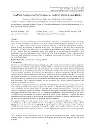 To classify a bank's overall condition. Http Www Ccsenet Org Journal Index Php Ibr Article Download 73396 40854