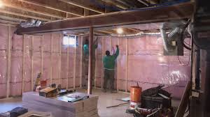 Lumber delivery for basement framing. Framing Basement With 2x3 Alliston Reno Youtube