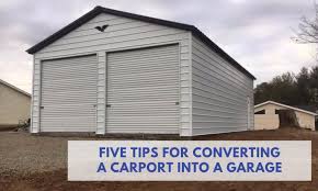 Check the support beams and the roof for signs of termites or rot. Five Tips For Converting A Carport Into A Garage