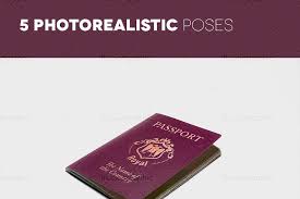 Photorealistic Passport Mockup Vol 2 Postcard Mockup Print Templates Freelance Graphic Design
