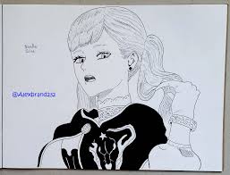 Start by making the first leaf of your clover. Drawing Of Noelle Silva From Black Clover By Alex Brand Blackclover