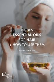Combine ingredients and spread through hair, starting on the ends and working your way up. The Best Essential Oils For Hair How To Use Them Hello Glow