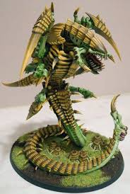 Wow This Trygon Really Looks Frightening Fantastic Job Tyranids Warhammer 40k Tyranids Fantasy Miniatures