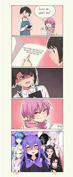 You cannot escape us. :DDD (comic art by @paxiti !) : r/VirtualYoutubers