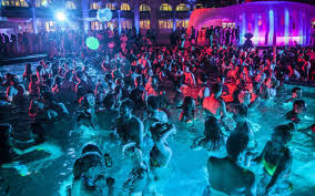 12 Best Places To Party In Europe Budapest Bath Party Night Pool Party Pool Party Decorations Budapest