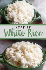 How To Cook Long Grain White Rice In The Instant Pot Easy Rice Recipes Cooking White Rice How To Cook Rice