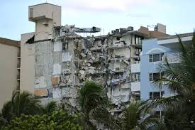 The collapse of the side of the building in surfside, miami, was described as 'like an earthquake' by locals. 1xdce6htekvtpm