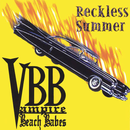Vampire Beach Babes 'reckless summer'album art