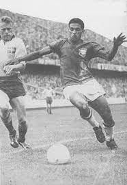 29th June 1958 Brazilian Winger Garincha In His Pomp In The World Cup Final Against Sweden Soccer Event History Of Soccer Association Football